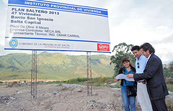 El IPV inició la obra de construcción de 47 viviendas en barrio San Ignacio