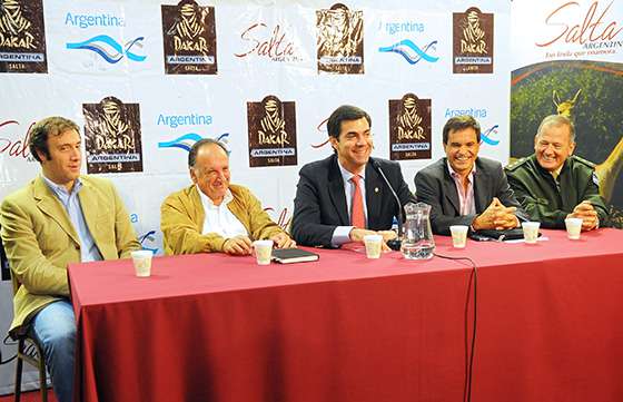 Urtubey ratificó el apoyo del Gobierno para que el Dakar 2014 sea un éxito en Salta