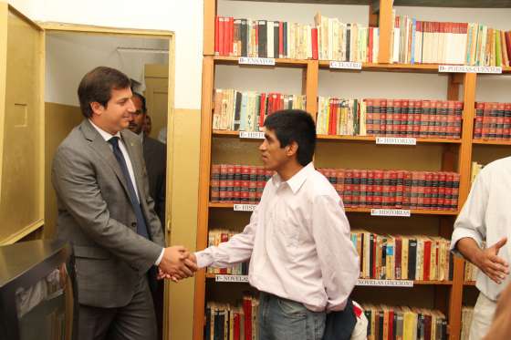 Se reinauguró la biblioteca de la Unidad Carcelaria N° 1