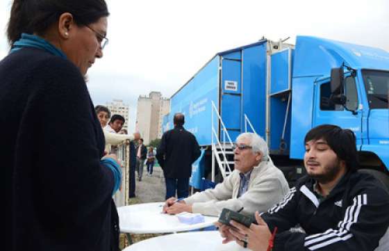 El camión – fábrica finaliza su atención en Oran