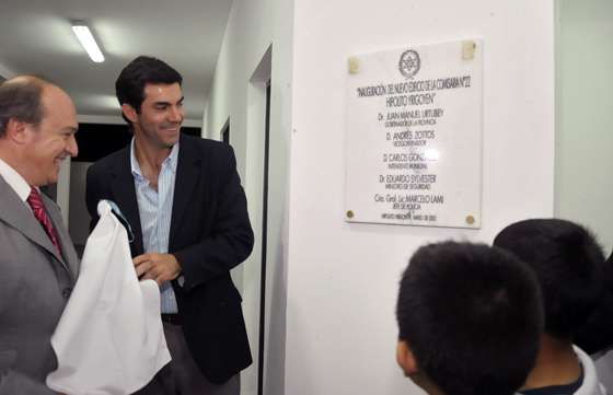 El Gobierno inauguró el nuevo edificio de la Comisaría en Hipólito Yrigoyen