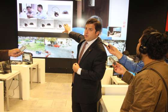 Avanza la instalación de un sistema de video vigilancia y las obras para el 9-1-1