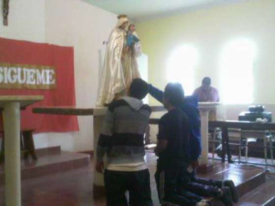 Cincuenta internos de Villa Las Rosas asistieron a un retiro espiritual