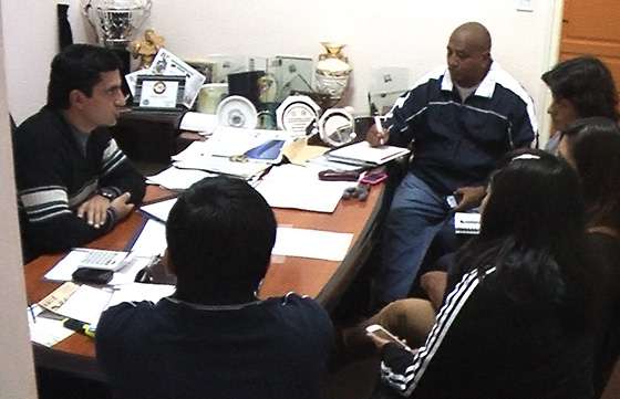 Reunión por los partidos que las selecciones de vóley de Argentina y Francia jugarán en Salta