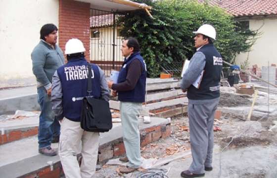 Trabajo indagó este año a casi 500 trabajadores de la construcción