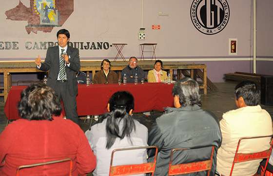 En Campo Quijano se presentaron los alcances de Procrear