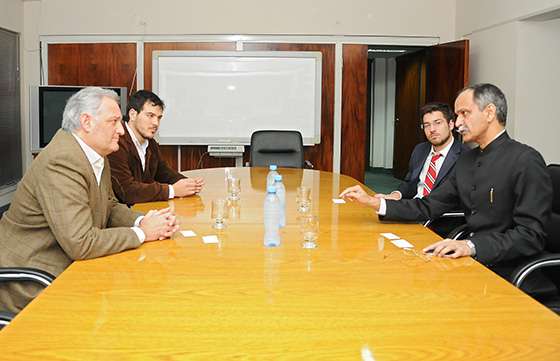 El ministro de Angelis recibió al Embajador de la India