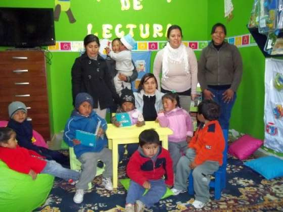 Inauguran rincones de lectura en los CDI del interior