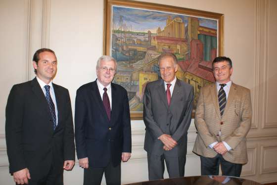 Reunión con directivos de la Bolsa de Comercio de Rosario