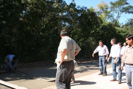 El Fondo de Reparación Histórica pavimenta el acceso al santuario Virgen de la Peña