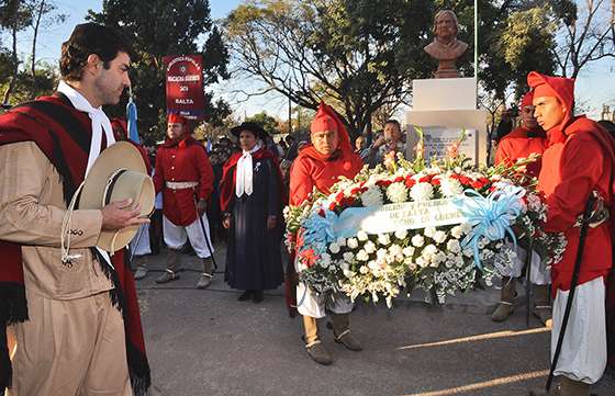 El Gobernador destacó la gesta güemesiana en un acto que recordó a Macacha