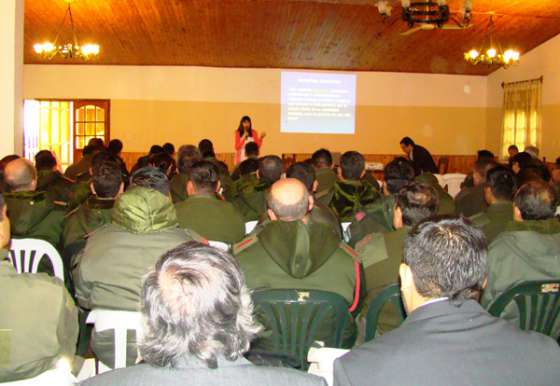 Capacitación sobre DDHH en Gendarmería
