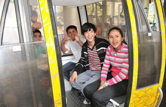 Niños de Rosario de la Frontera visitaron la capital salteña