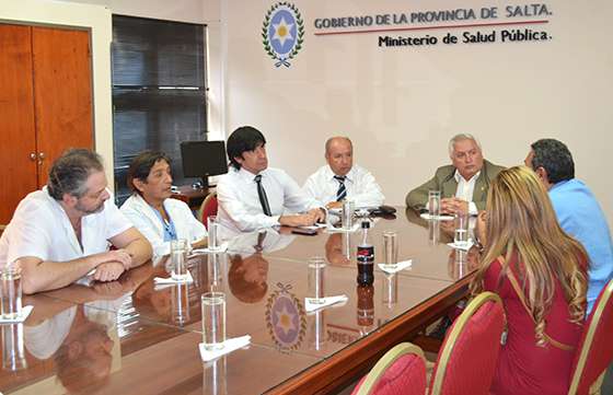 Heredia recibió a referentes de la Interhospitalaria