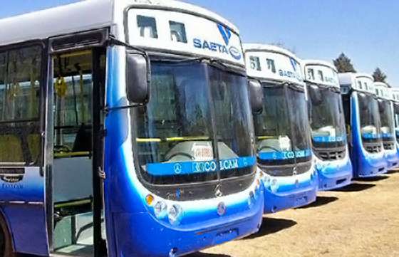 Saeta informa sobre los servicios de transporte afectados por obras