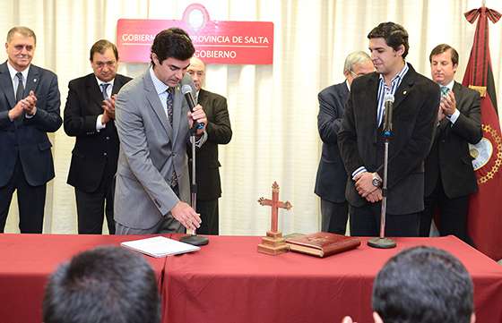 Urtubey puso en funciones al nuevo secretario de Gobierno