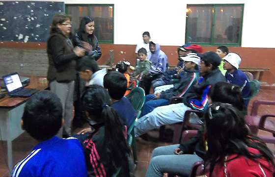 Taller motivacional en el barrio Siglo XXI