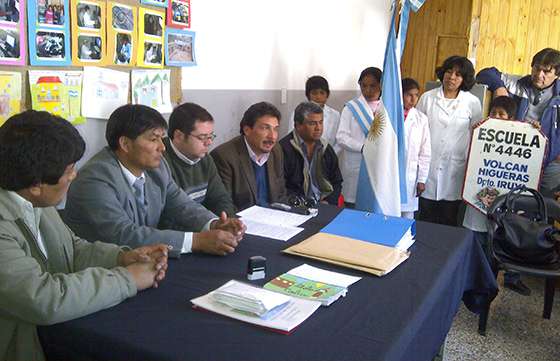 Nuevo edificio para la escuela de Volcán Higueras