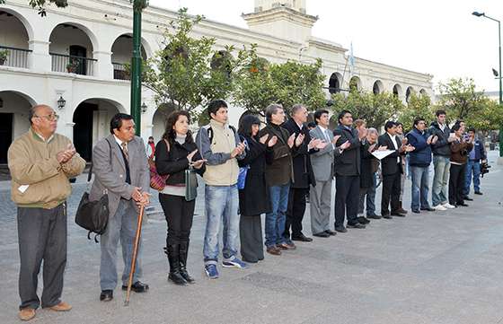 El ministro Loutaif participó del acto por el Día del Movilero