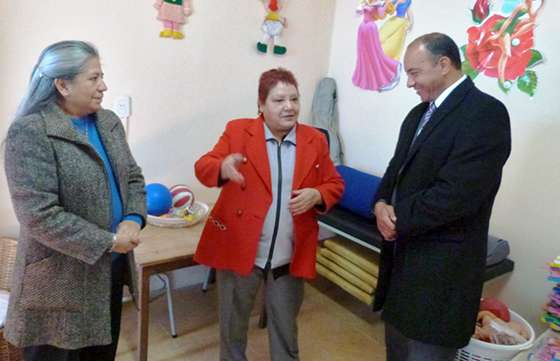 Dib Ashur relevó las instalaciones de la Asociación de Padres de Niños Autistas y Psicóticos