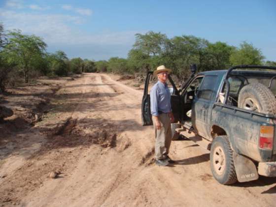 Vialidad de la Provincia construye un puente en el paraje La Esperanza