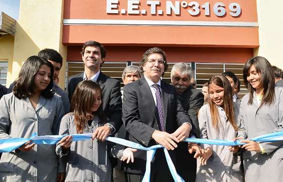 La Provincia inauguró el nuevo edificio de la Escuela Técnica de Campo Santo