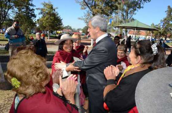 El Vicegobernador encabezó el acto del 9 de Julio y aniversario de Campo Quijano