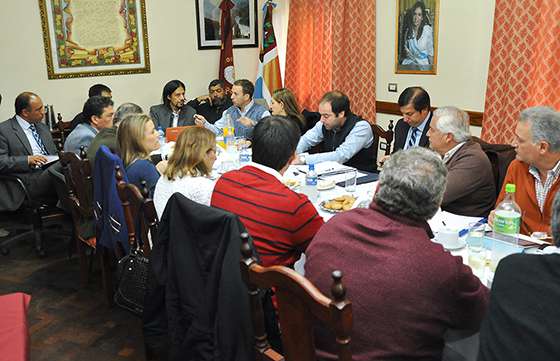 En Metán se reunió el gabinete provincial con intendentes del interior