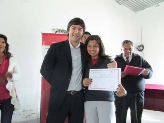 La EAP entregó certificados e inauguró cursos en La Caldera