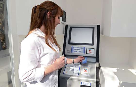 SAETA puso en funcionamiento un nuevo cajero de recarga de saldo en el Hospital San Bernardo