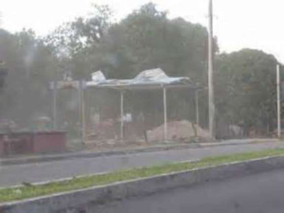 En varias localidades de la Provincia se sintió un fuerte viento