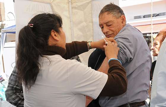 Se vacunó contra la hepatitis