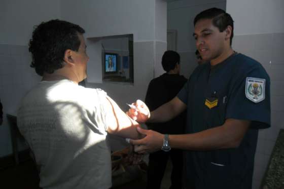 Se administraron 2.500 vacunas antigripales en el Servicio Penitenciario