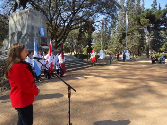 La ministra Diez destacó la figura de San Martín en los actos por la independencia de Perú