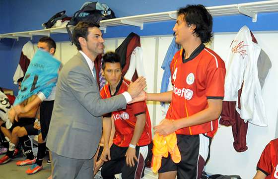 El Gobernador felicitó al seleccionado salteño por el gran el partido ante Boca