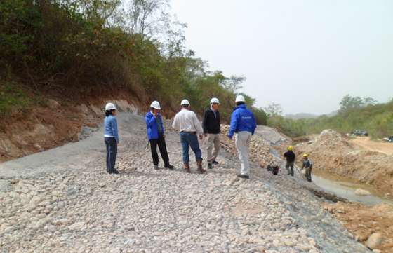 Finaliza la construcción de defensas del acueducto del río Tartagal