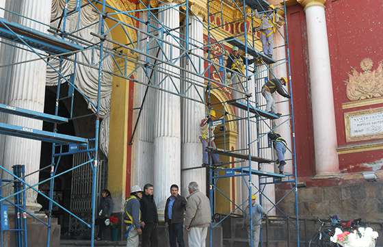 Comenzó la restauración de la Iglesia San Francisco