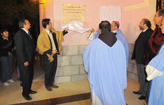 Urtubey participó en la consagración del Santuario de  Virgen de la Peña