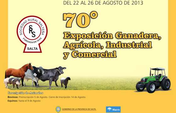 Funcionarios de Ambiente darán información sobre créditos en la ExpoRural