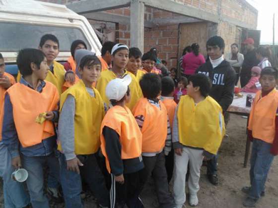 Campeonato de fútbol para niños en Pichanal