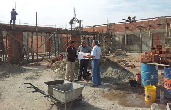 Se supervisó el avance de obra del nuevo colegio secundario de La Unión