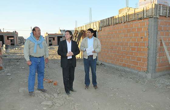 Más de 600 casas construye el Gobierno en la zona norte capitalina