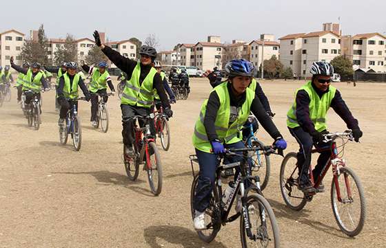 Consejos Barriales  de Seguridad de la zona sur organizaron una bicicleteada por la Integración