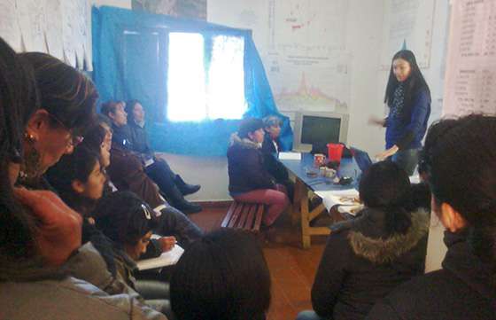 Estudiantes secundarios de La Caldera se capacitaron en enfermedades transmisibles