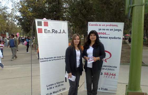Enreja realizó una campaña contra la ludopatía en General Güemes