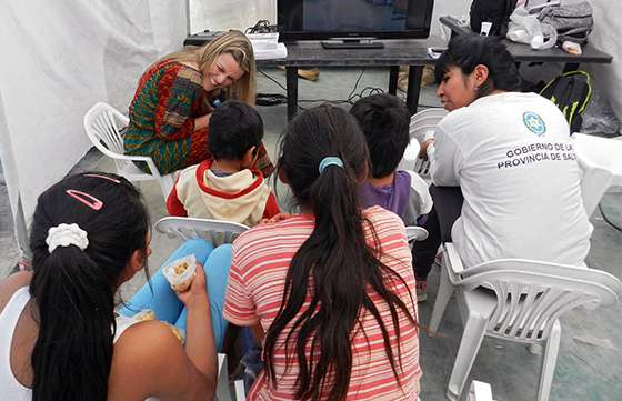 El Ministerio de Derechos Humanos desarrolla actividades en barrio Solidaridad