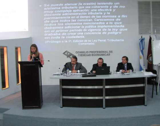 Rentas participó del tercer Seminario de Derecho Penal Tributario