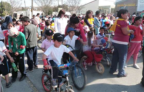 Caminata y bicicletada por la inclusión educativa