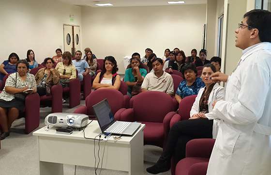 Se realizó una charla sobre epilepsia en el Hospital Público Materno Infantil