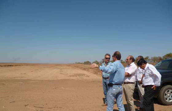 Controlan el avance de obras de agua y cloaca en Tartagal